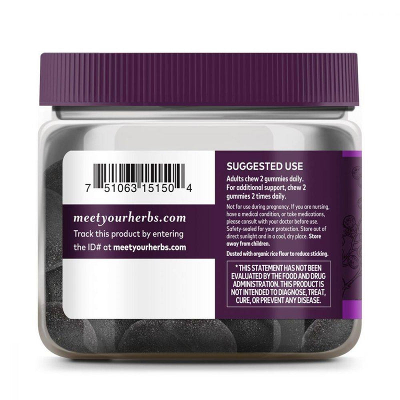 Gaia Herbs Black Elderberry Adult Daily Gummies 80 count