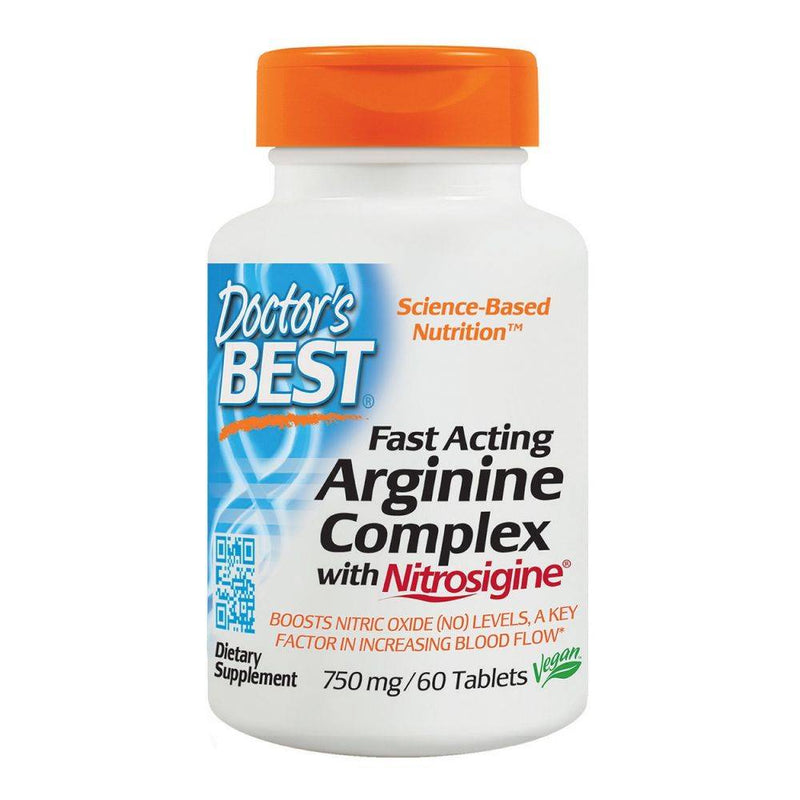Doctor's Best Fast-Acting Arginine Complex with Nitrosigine 60 tablets