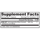 Jarrow Formulas Ashwagandha 120 vcaps