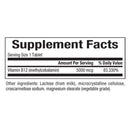 Natural Factors B12 Methylcobalamin 5000mcg 60 chewables