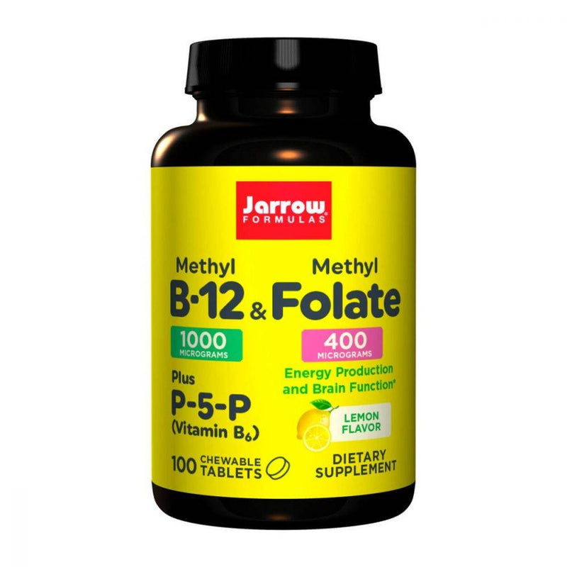 Jarrow Formulas Methyl B-12 & Methyl Folate 100 chewables