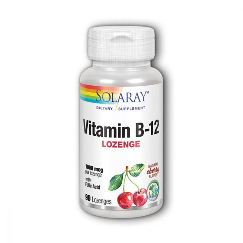 Solaray Vitamin B-12 1000 mcg 90 Lozenges