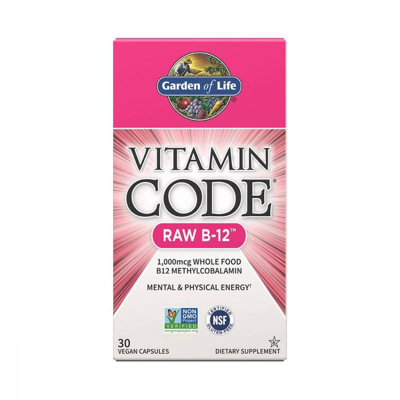 Garden of Life Vitamin Code Raw B-12 30 vcaps