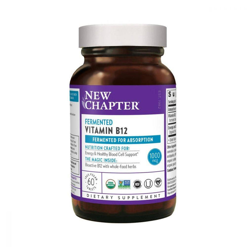 New Chapter Fermented Vitamin B12 60 tablets