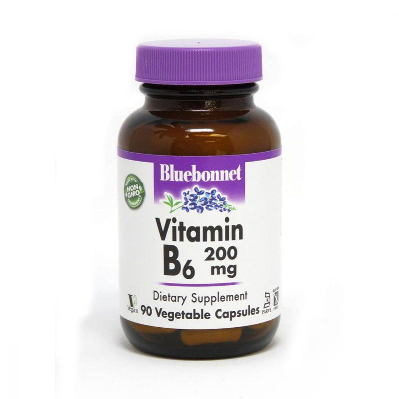 Bluebonnet Vitamin B-6 200 mg 90 Vcaps