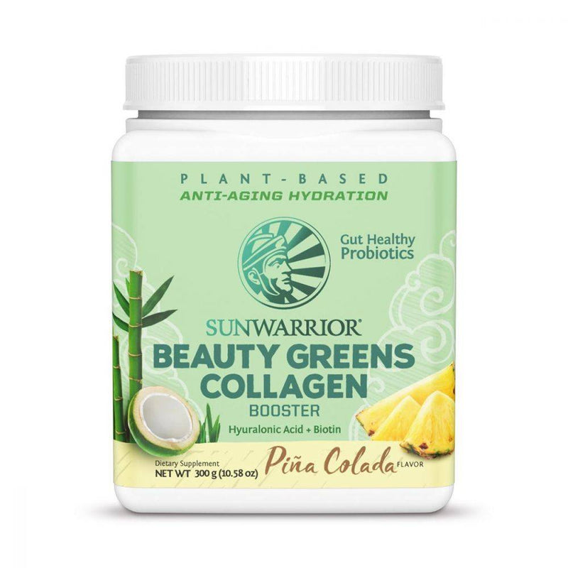 Sunwarrior Beauty Greens Collagen Booster - Pina Colada 300g