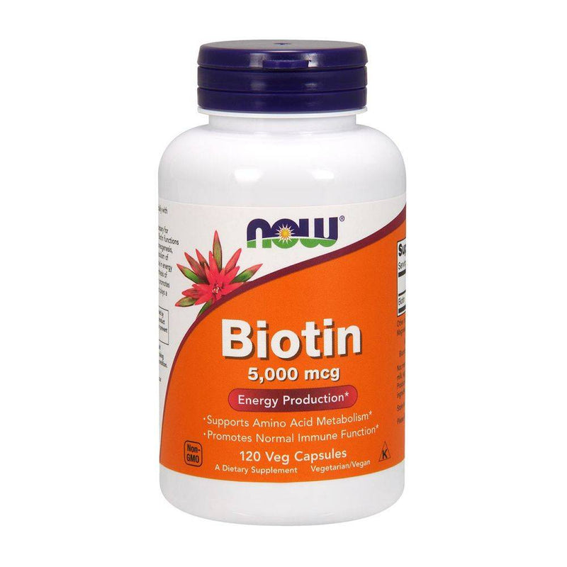 NOW Biotin 5000mcg 120 vcaps