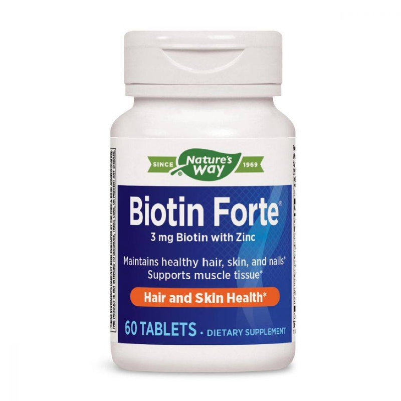 Nature's Way Biotin Forte with Zinc 60 tablets