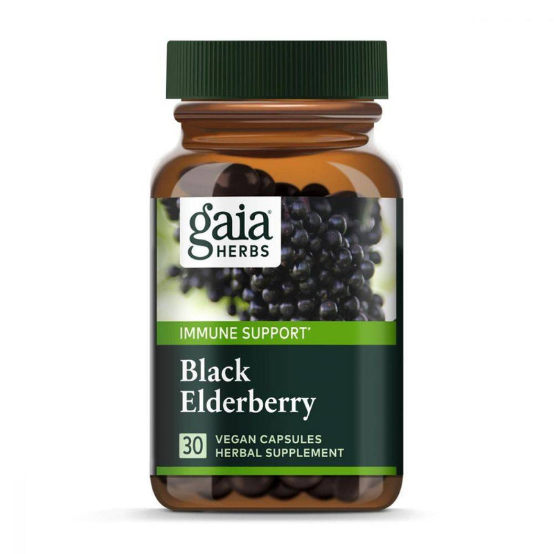 Gaia Herbs Black Elderberry 30 vcaps