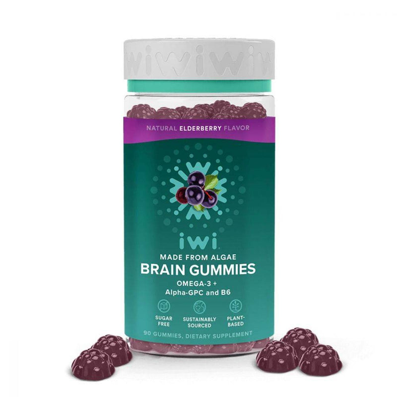 iwi Omega-3 Brain Gummies 90 count