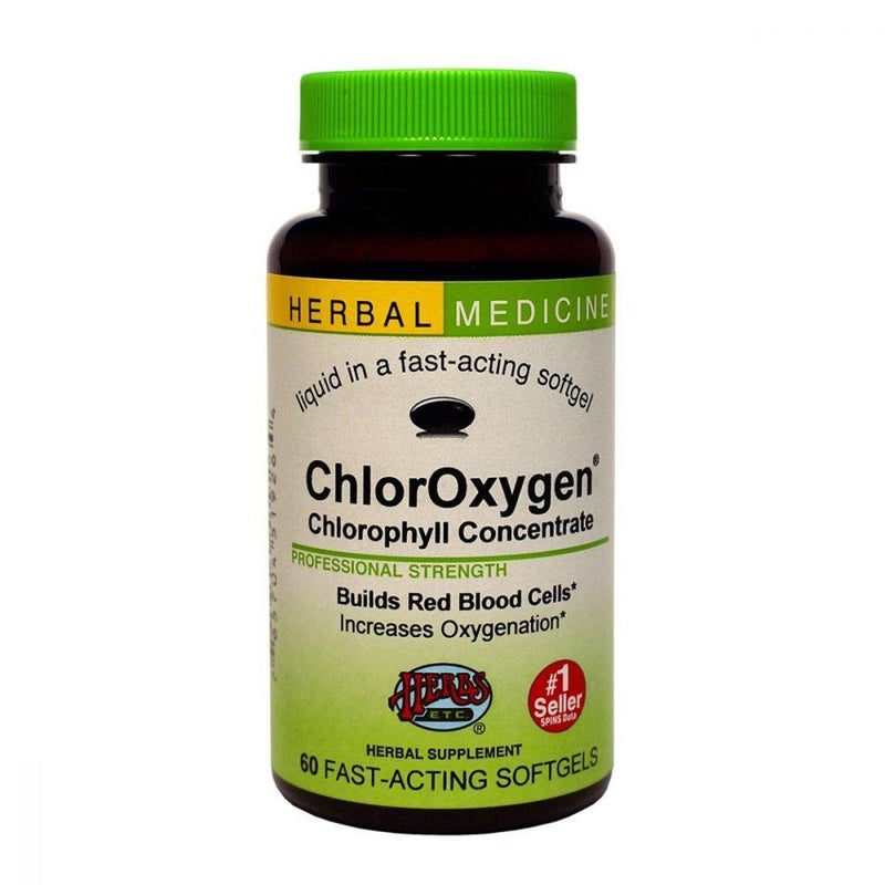 Herbs, Etc. ChlorOxygen Chlorophyll Concentrate 60 softgels