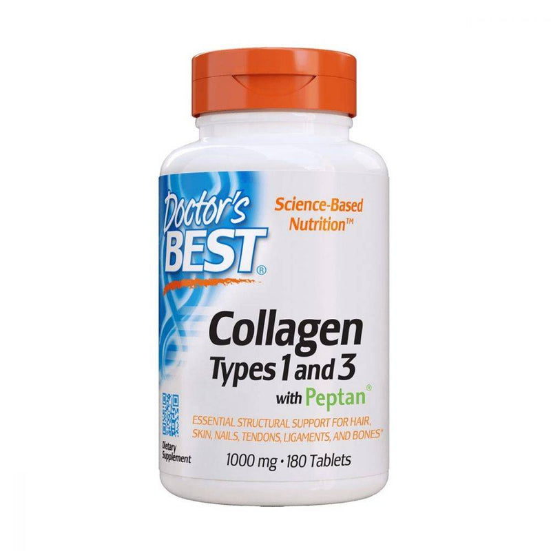 Doctor's Best Collagen Types 1 & 3 1000mg 180 tablets