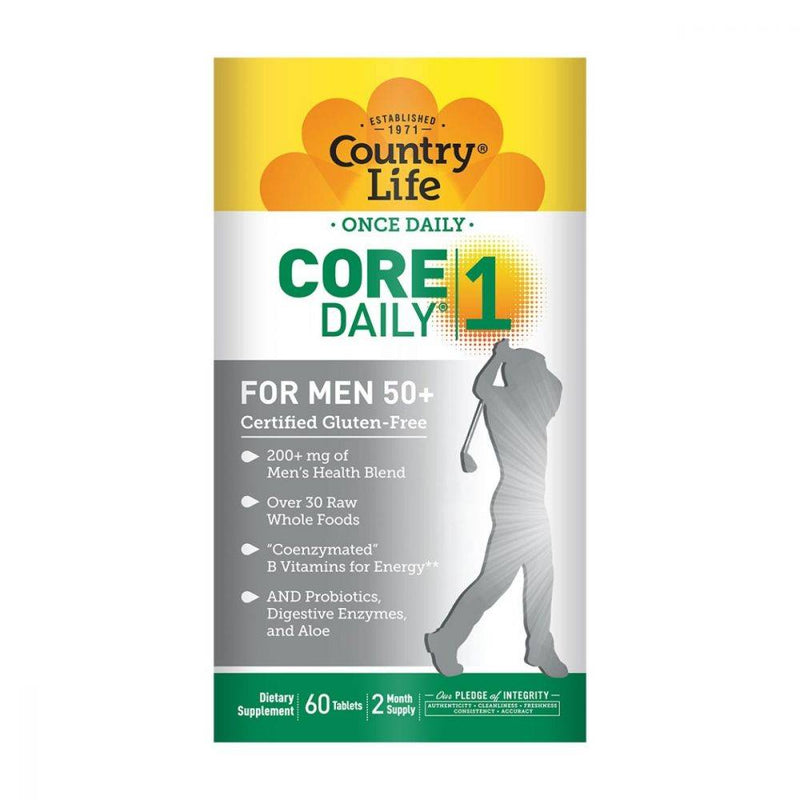 Country Life Core Daily 1 for Men 50+ 60 tablets