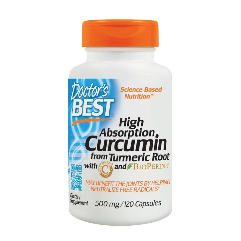 Doctor's Best Curcumin C3 Complex with Bioperine 500mg 120 caps
