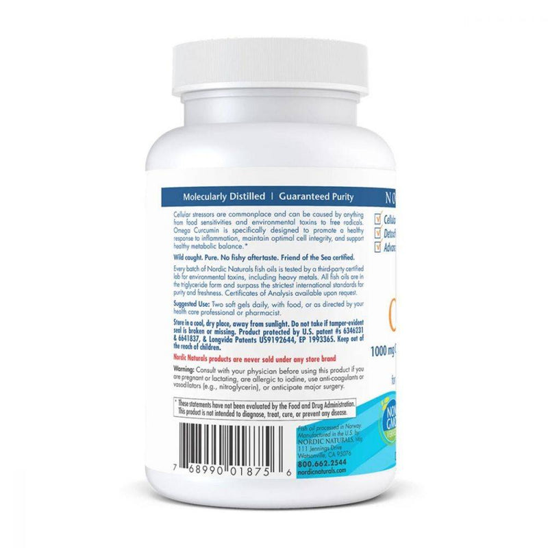 Nordic Naturals Omega Curcumin 60 softgels