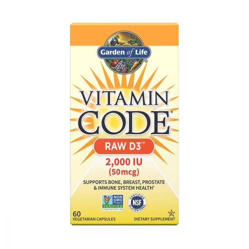 Garden of Life Vitamin Code Raw D3 2000IU 60 capsules