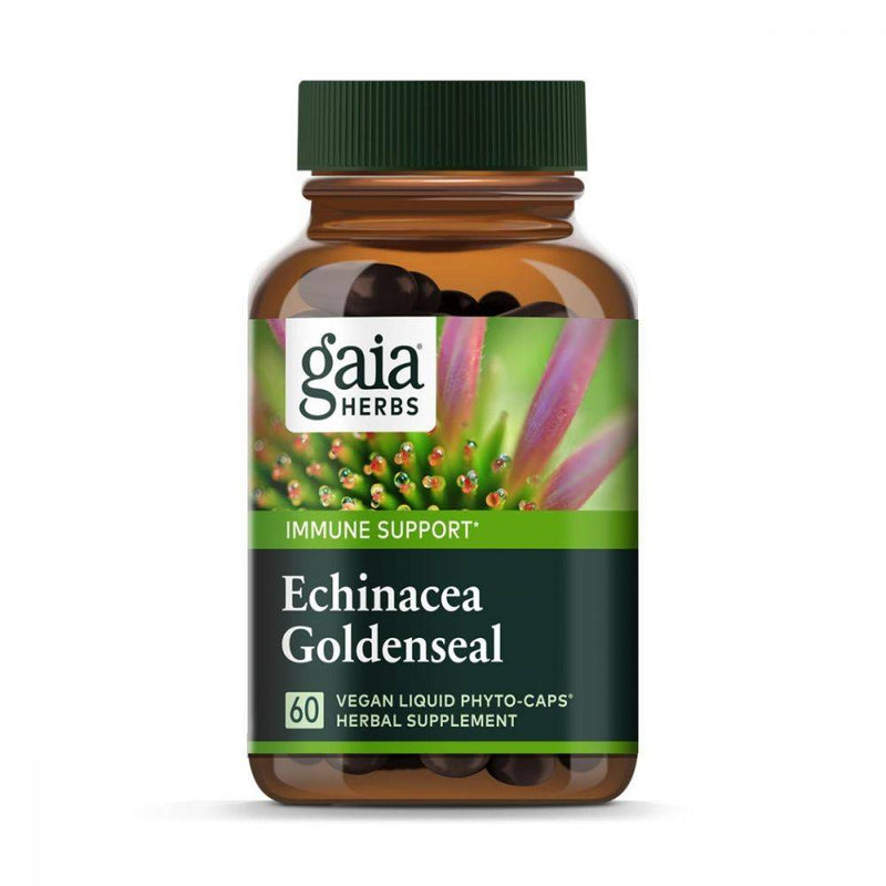 Gaia Herbs Echinacea Goldenseal 60 vcaps