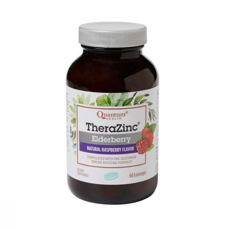 Quantum Health TheraZinc Elderberry Lozenges 60 count