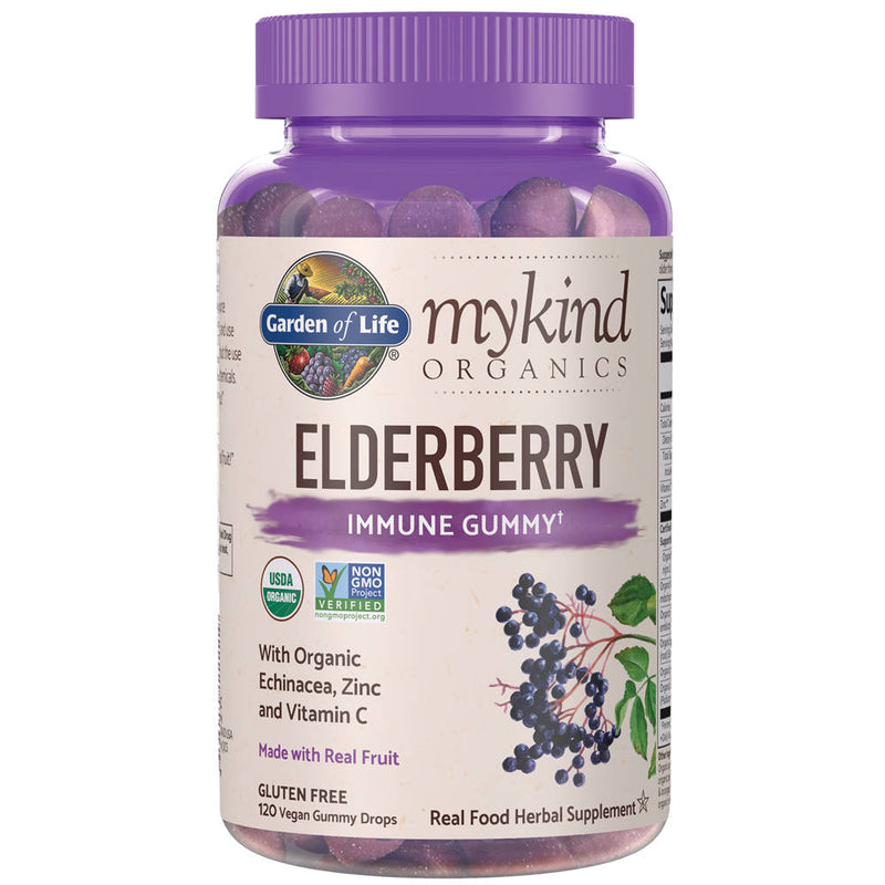 Garden of Life mykind Organics Elderberry Immune Gummy 120 count