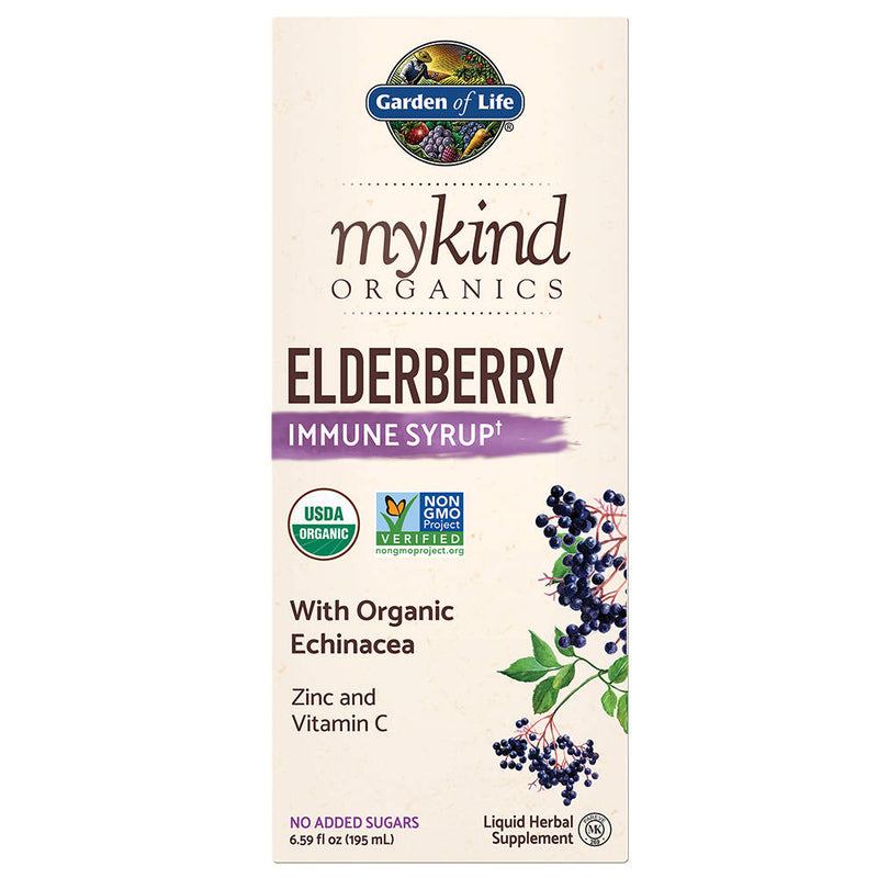 Garden of Life mykind Organics Elderberry Immune Syrup 6.59oz