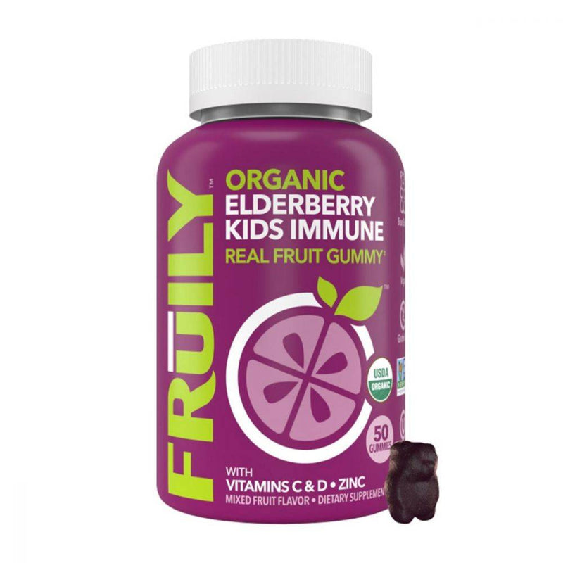 Fruily Organic Elderberry Kids Immune 60 gummies
