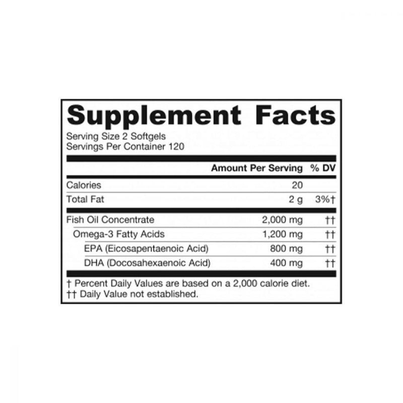 Jarrow Formulas EPA-DHA Balance 600mg 240 softgels