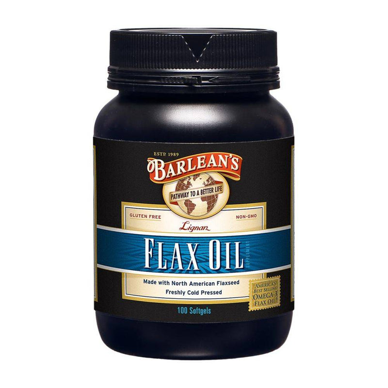 Barlean's Lignan Flaxseed Oil 100 softgels