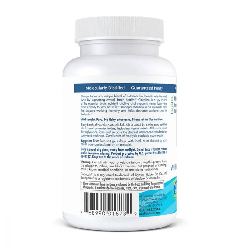 Nordic Naturals Omega Focus 60 softgels