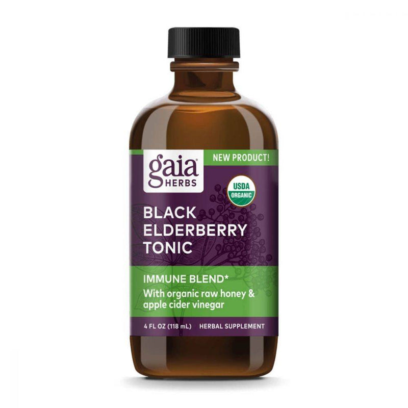 Gaia Herbs Black Elderberry Tonic 4oz