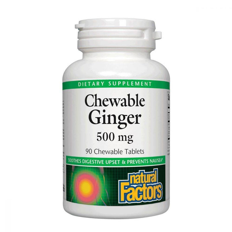 Natural Factors Chewable Ginger 90 chewables