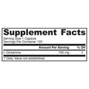 Jarrow Formulas L-Glutamine 120 capsules