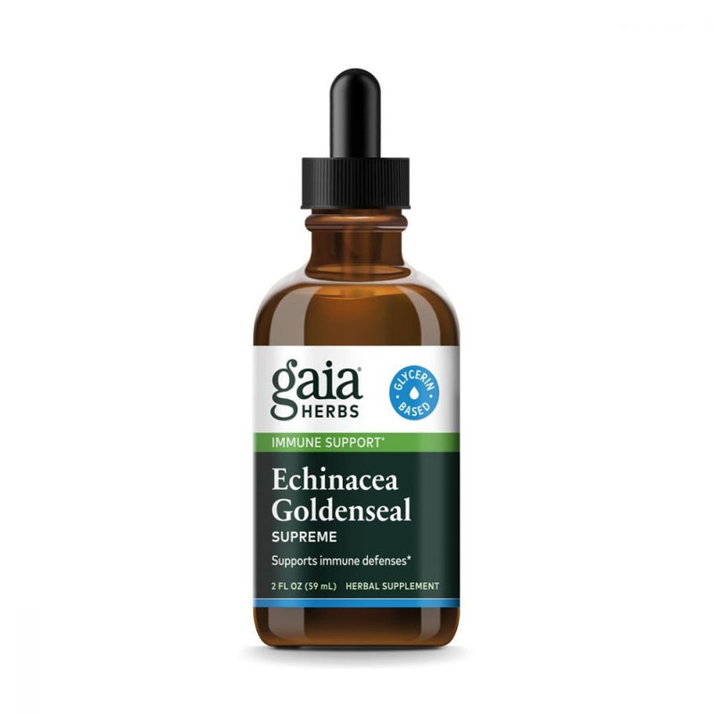 Gaia Herbs Echinacea Goldenseal Supreme Alcohol Free 2oz