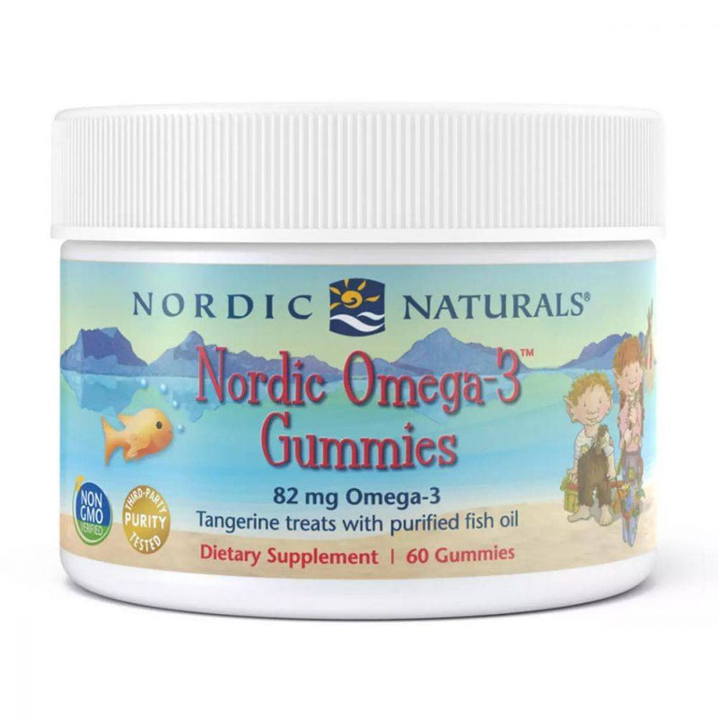 Nordic Naturals Omega-3 Gummies - Tangerine 60 count