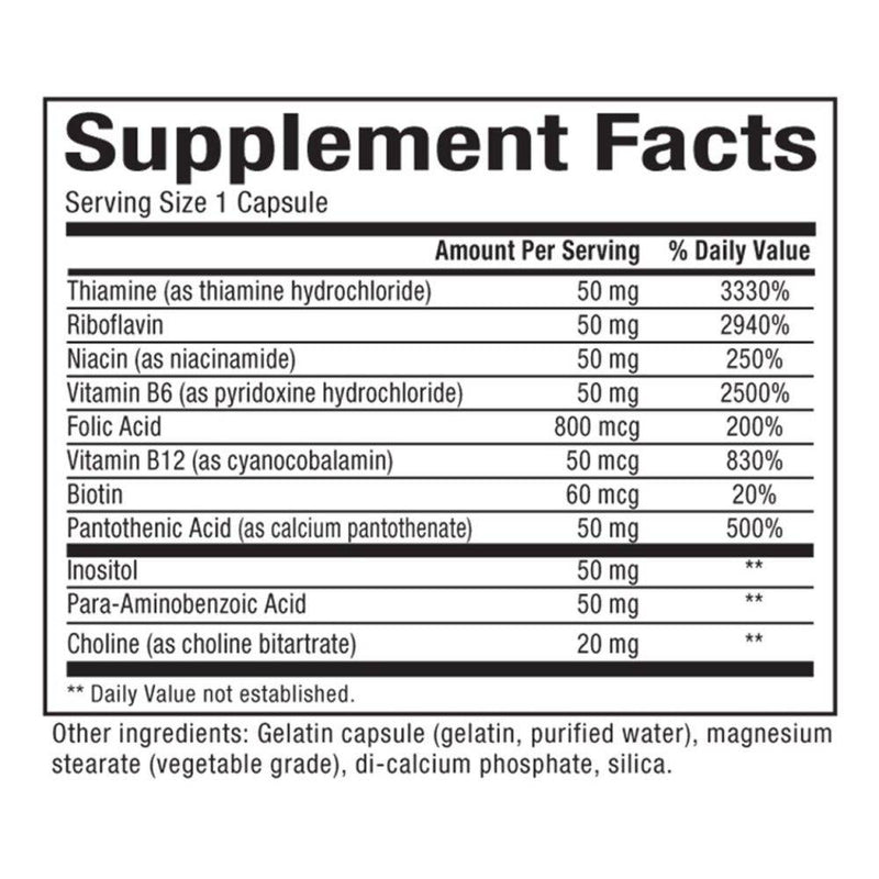 Natural Factors Hi Potency B Complex 90 capsules