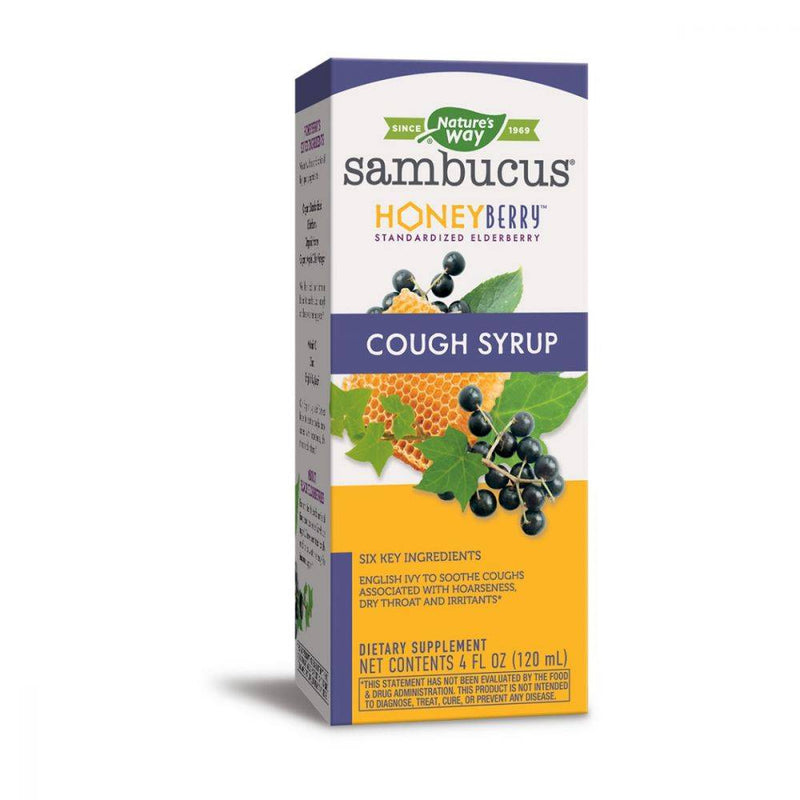Nature's Way Sambucus HoneyBerry Cough Syrup 4oz