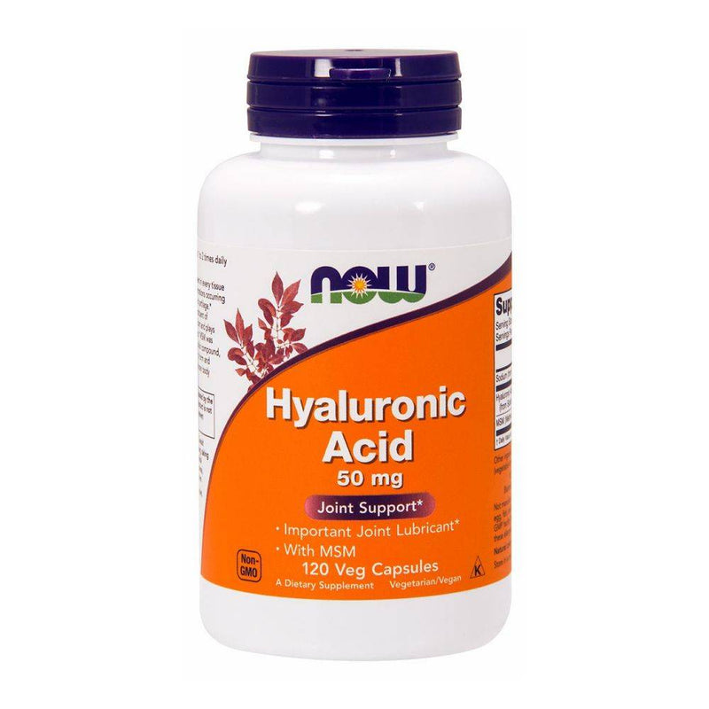 NOW Hyaluronic Acid with MSM 120 vcaps