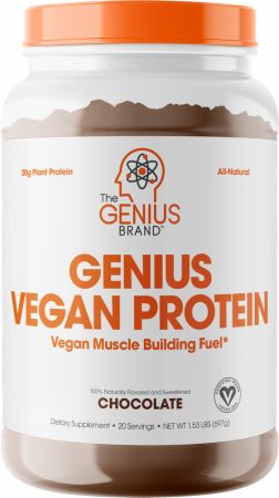 Genius Vegan Protein , 1.53 Lbs. Chocolate