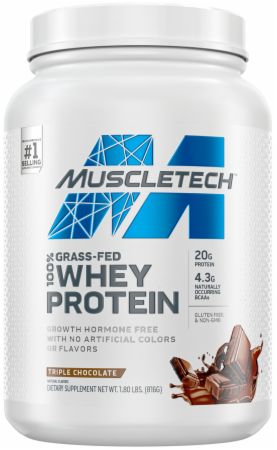 MuscleTech 100% Grass-Fed Whey Protein Powder