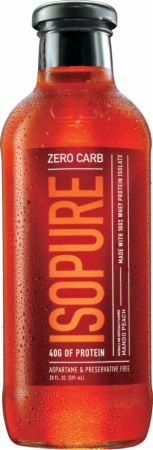 Zero Carb 100% Whey Protein Isolate Drink - Lemonade (12 Drinks, 16 Fl Oz.  Each)