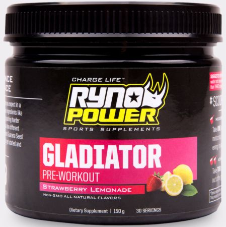Gladiator Pre-Workout , 30 Servings Strawberry Lemonade