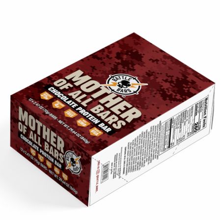 Mother of All Bars Protein Bar , 12 Bars Chocolate