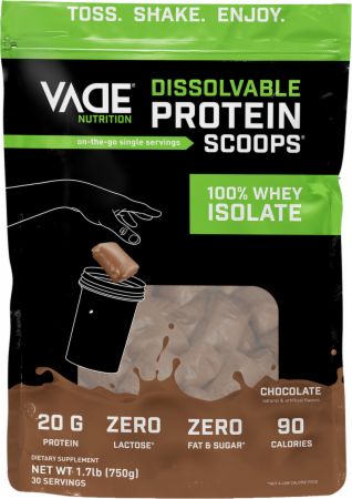100% Whey Isolate Dissolvable Protein Scoops