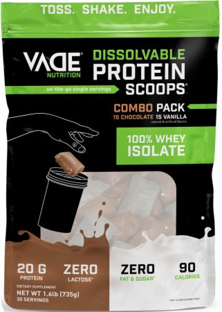 100% Whey Isolate Dissolvable Protein Scoops