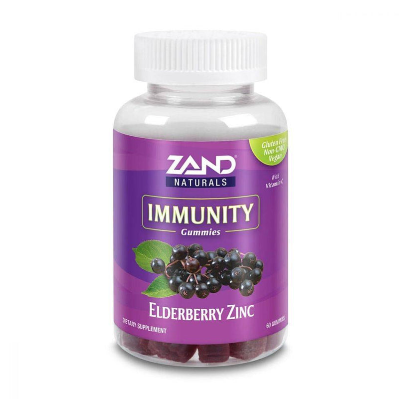 Zand Herbals Elderberry Zinc Immunity Gummies 60 count