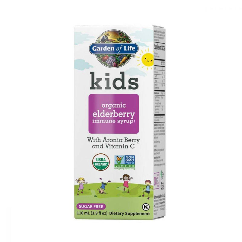 Garden of Life Kids Organic Elderberry Immune Syrup 3.9oz