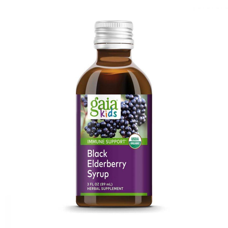 Gaia Herbs GaiaKids Black Elderberry Syrup 3oz