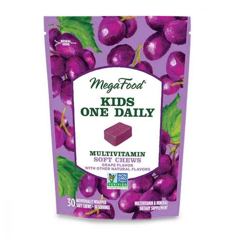 MegaFood Kid's One Daily Multivitamin Soft Chews - Grape 30 count