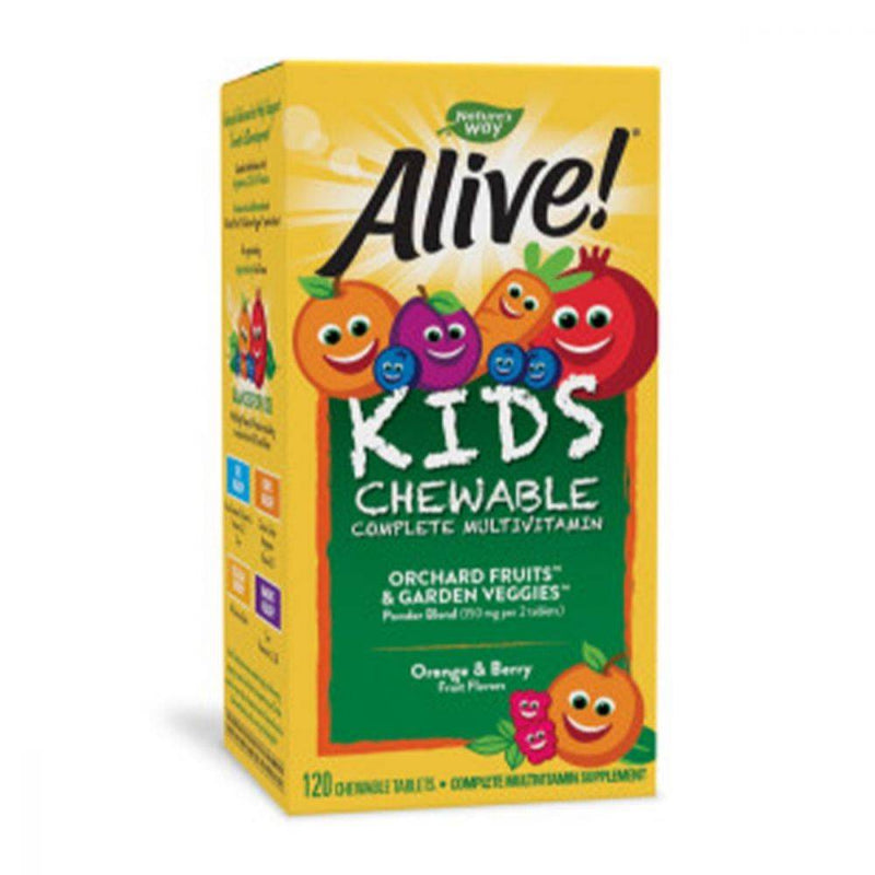 Nature's Way Alive! Kid's Multivitamin Chewables - Orange & Berry 120 count