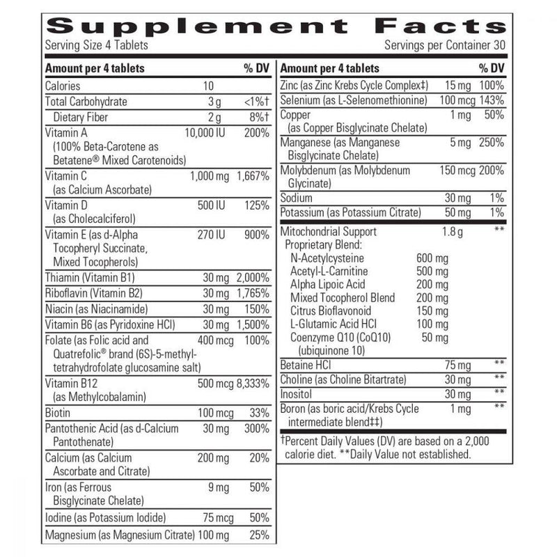 Integrative Therapeutics K-Pax Mitonutrients 120 tablets