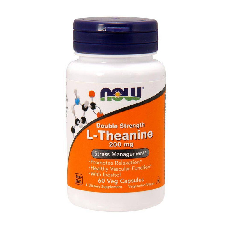 NOW L-Theanine 200mg 60 vcaps